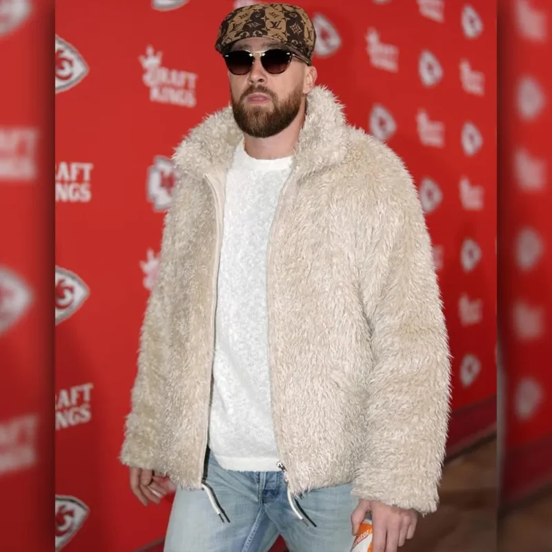 Travis Kelce MARNI Oat Shaggy Jacket