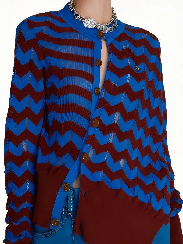 Sarah Jessica Chevron Sweater1