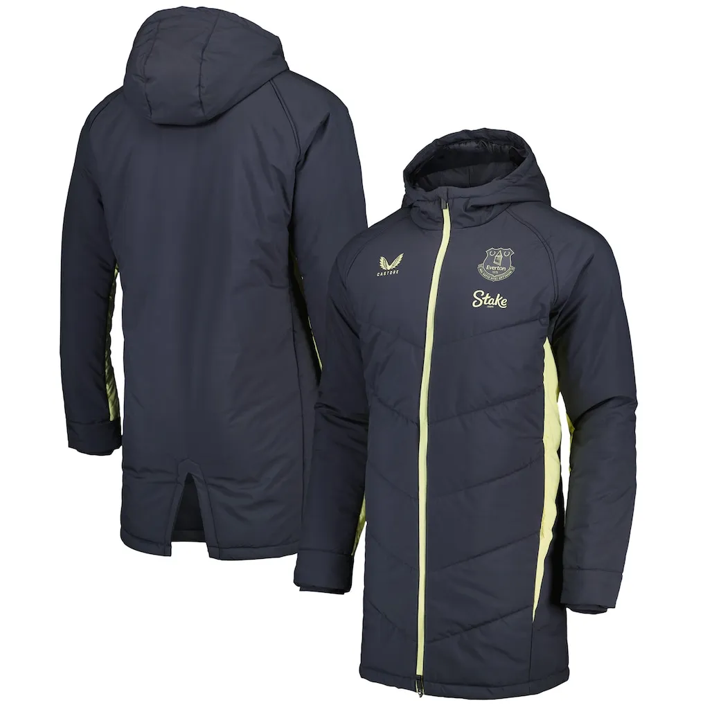 Everton Castore Players Training Bench Jacket