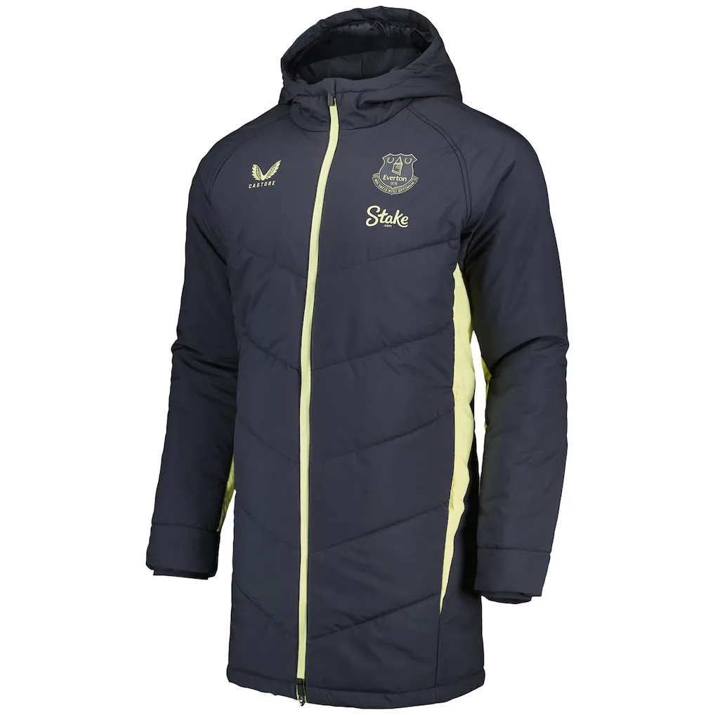 Everton Castore Players Training Bench Jacket