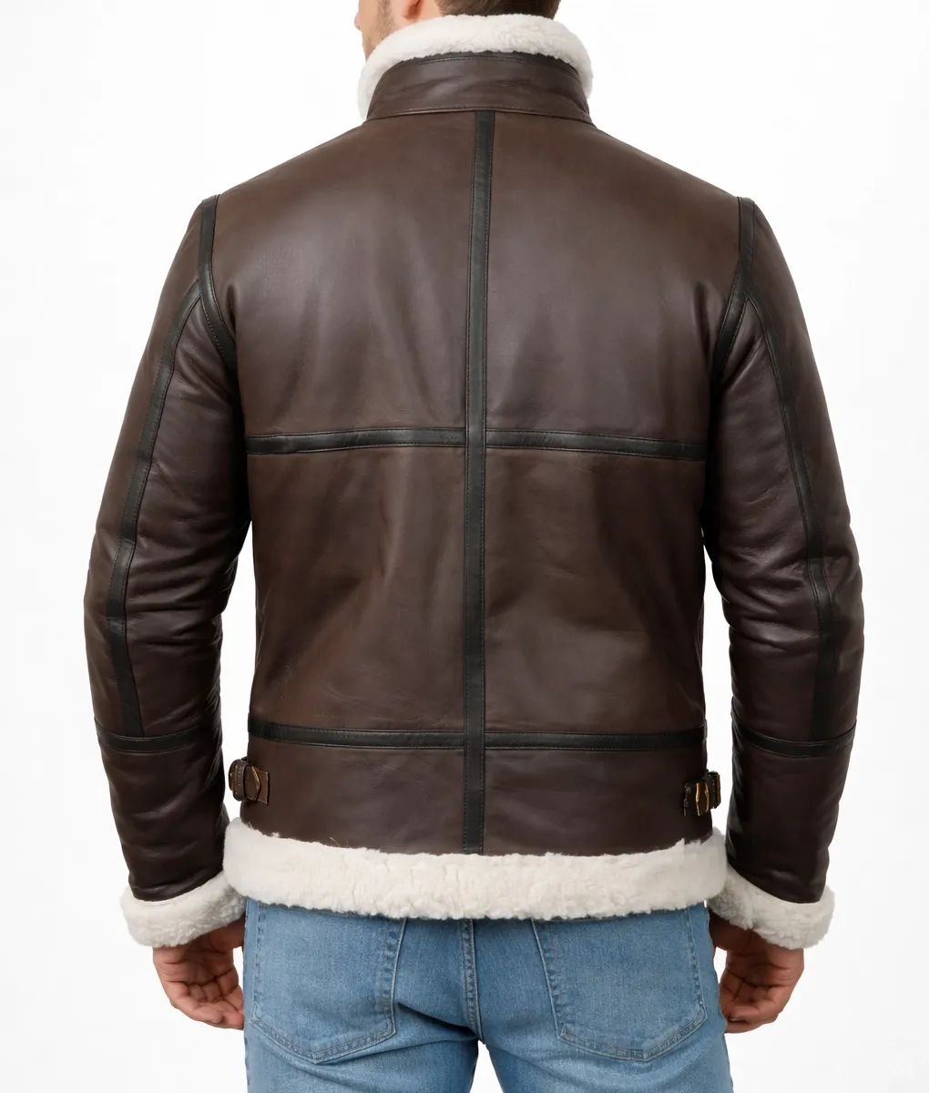 R.A.F Maximus Brown B3 Bomber Jacket