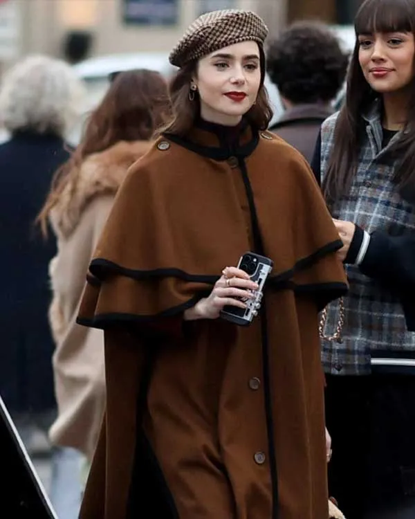 Emily Cooper Cape Coat